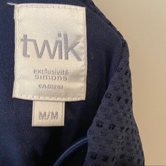 Two-Tone Blue Strappy Dress - Picture 4 of 5